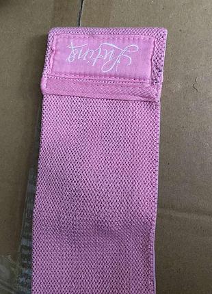 Тканинні гумки для фітнесу поштучно розмір s рожева 23 кг