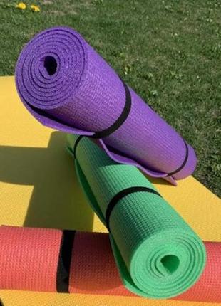 Коврик для йоги каремат для фітнесу ппе 5 мм 110*50 см