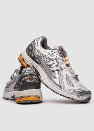 Кроссовки new balance 1906r white silver orange