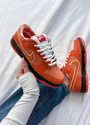 Кросівки nike sb dunk low concepts x orange lobster