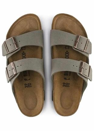 Birkenstock - шлепанцы arizona narrow width 151213-stone