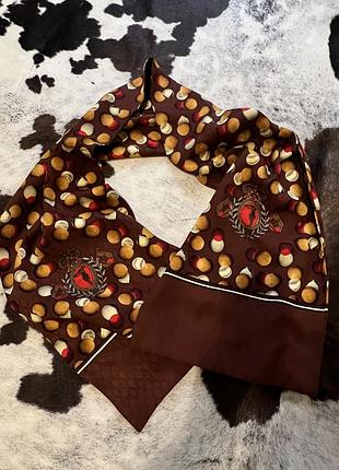 Шелк шарф платок trussardi винтаж