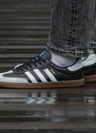 Кроссовки adidas samba black white