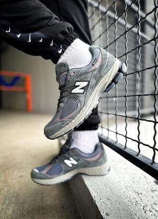 Мужские кроссовки new balance 2002r gore-tex'magnet mood indigo'