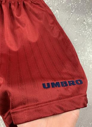 Umbro vintage футбольные спортивные мужские шорты моногма винтаж3 фото