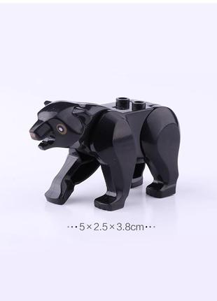 Фігурка ведмідь тварини чорна