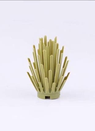 Кусти трава для фігурок зелені для лего lego