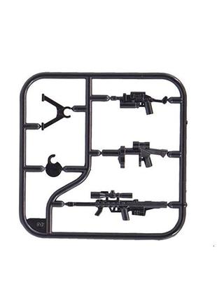 Автомат пістолет автомат кулемет має зброю для фігурок