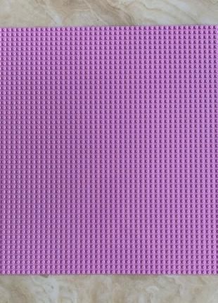 Будівельна пластина lego поле 40х40 см 50*50 піна (рожевий)