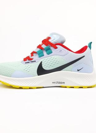 Женские текстильные кроссовки ago nike pegasus white multicolor