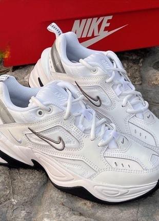Кросівки nike m2k tekno білі найк м2к чоловічі жіночі