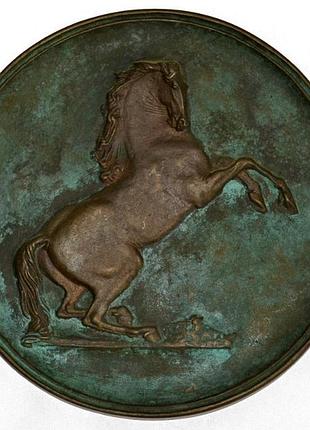 Старинное бронзовое панно.