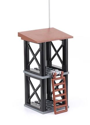 Спостерігальна вежа для фігурок чорна