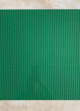Будівельна пластина lego поле 40х40 см 50*50 піна для лего lego (зелений)