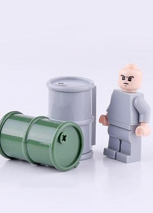 Бочка для фігурок лего lego зелена 6