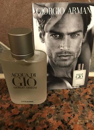 Туалетна вода Belt armani A-line di gio pour homme 100 ml