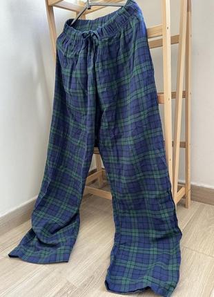 Штани чоловічі домашні в клітинку l-xl  від tu