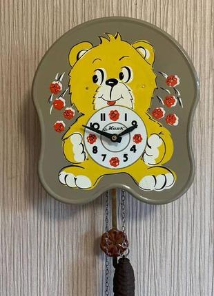 Годинник-ходики настінний механічний антикваріат маяк 