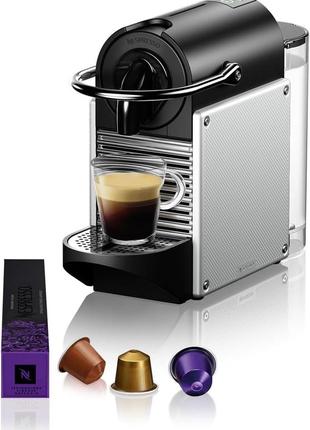 Капсульная кофеварка nespresso pixie en124.s "b"1 фото