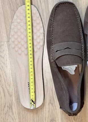 Мокасины мужские замшевые италия