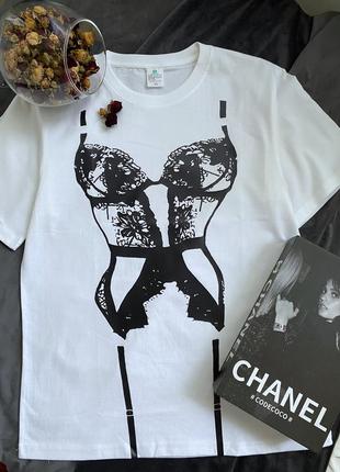 Футболка корсет