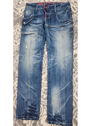 Фирменные джинсы брюки брюки прямые классические трубы скинны4 фото