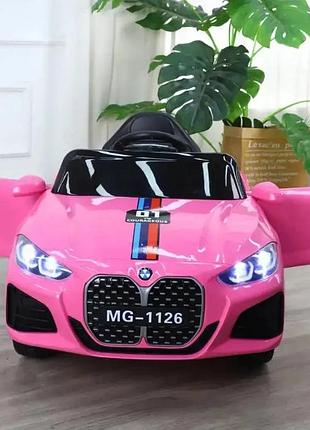 Дитячий електромобіль від 1 року кермо з музичними ефектами