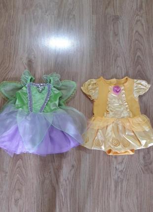 Карнавальне плаття-боді принцеси дісней бель,феї дінь дінь