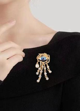 Брошка око, стиль schiaparelli.  магічна брошка - оберіг