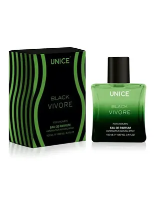 Женская парфюмированная вода 100 мл black vivore unice