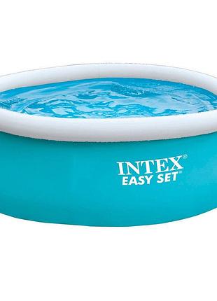 Бассейн наливной intex 183×51 см easy set, объем 886 л – быстрая установка, прочный пвх 3