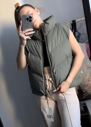 Жилетка водонепроникна zara🔥розпродаж🔥2 фото