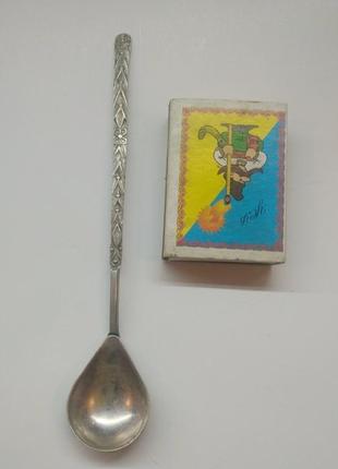 Ложка десертная мельхиор ссср