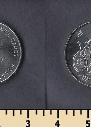 Япония 100 йен 2018