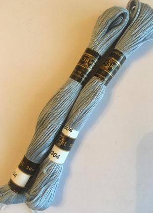 Мулине ''пнк им кирова'' 20 метров. 6904 серый цвет нитки для вышивания