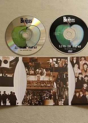 Cd+dvd beatles.  live in japan. 1966/2005.