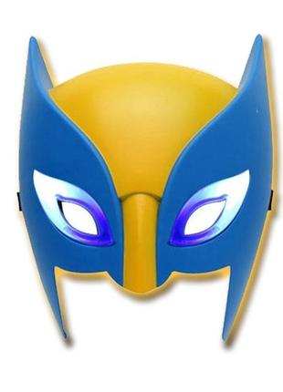 Маска росомахи детская светящаяся