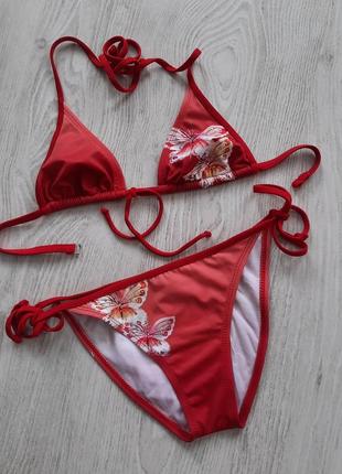 Раздельный купальник  guess завязках