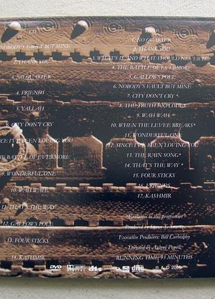 Cdlp led zeppelin family. jimmy page & robert plant. no quarter. cd+dvd. 1994/2005.