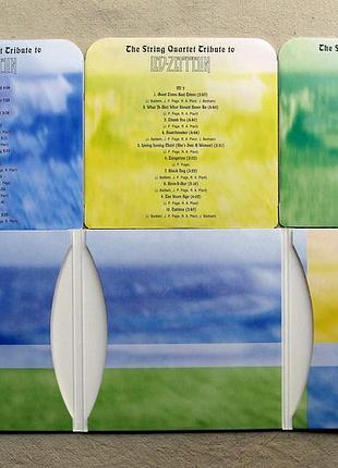 Cdlp led zeppelin tribute. the string quartet tribute to led zeppelin. 2cd+dvd. 2006.