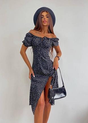 Сукня в кольорах, плаття,  літня, горошок, сарафан6 фото