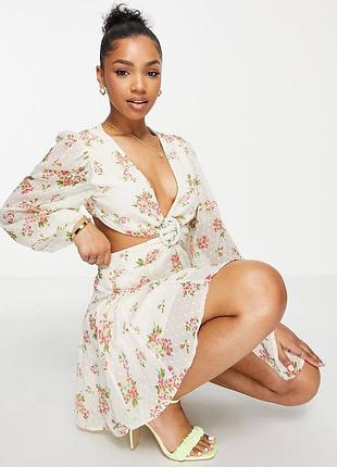 Компект из юбки и блузки от asos размер 40 ( m-l )