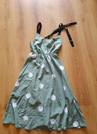 Сарафан в горошок