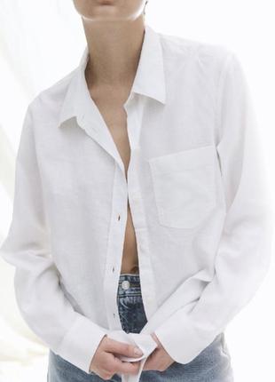 Сорочка h&m льон