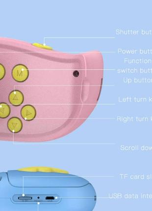 Дитячий фотоапарат — відеокамера kids camera dv-a100 / цифрова камера4 фото