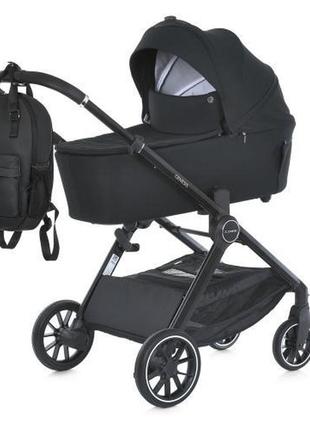 Коляска дитяча 2в1 me 1126 genesis jet black