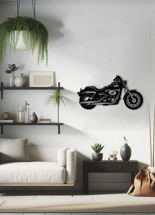 Декоративное панно из дерева, современные картины для интерьера "harley",...
