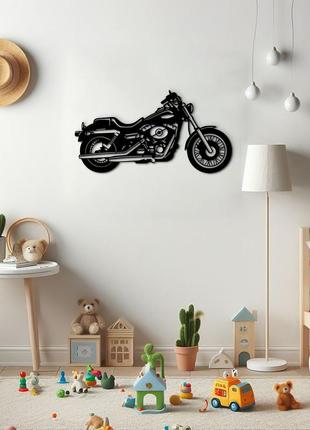 Декоративное панно из дерева, современные картины для интерьера "harley",...
