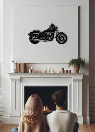 Декоративное панно из дерева, современные картины для интерьера "harley",...