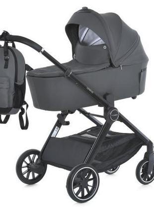 Коляска дитяча 2в1 me 1126 genesis asphalt gray